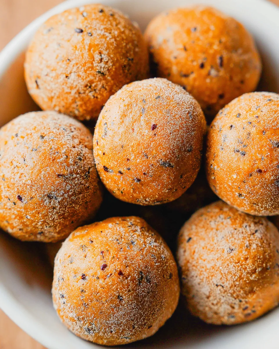 No Bake Healthy Pumpkin Pie Energy Balls