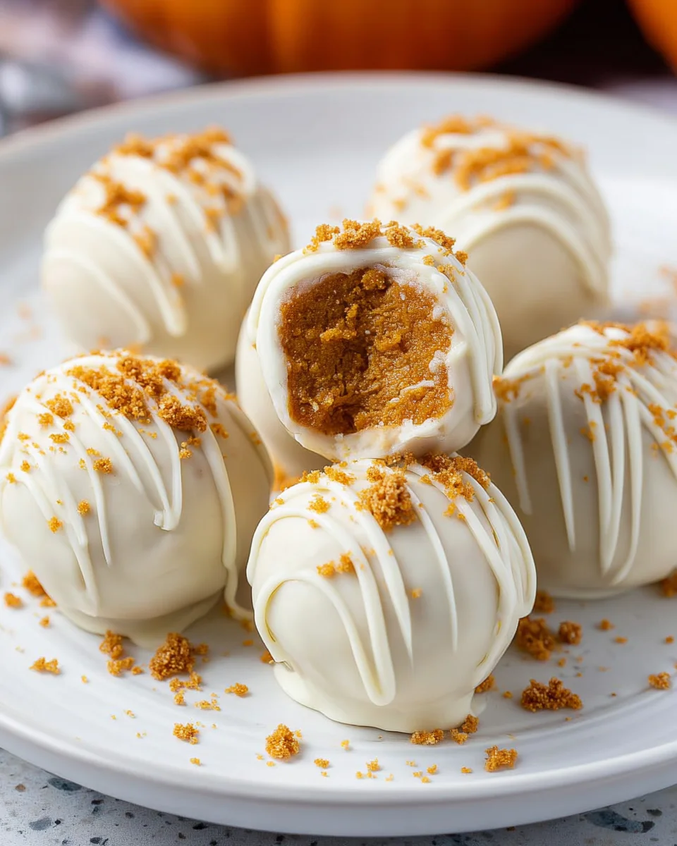 No Bake Pumpkin Balls 20 No