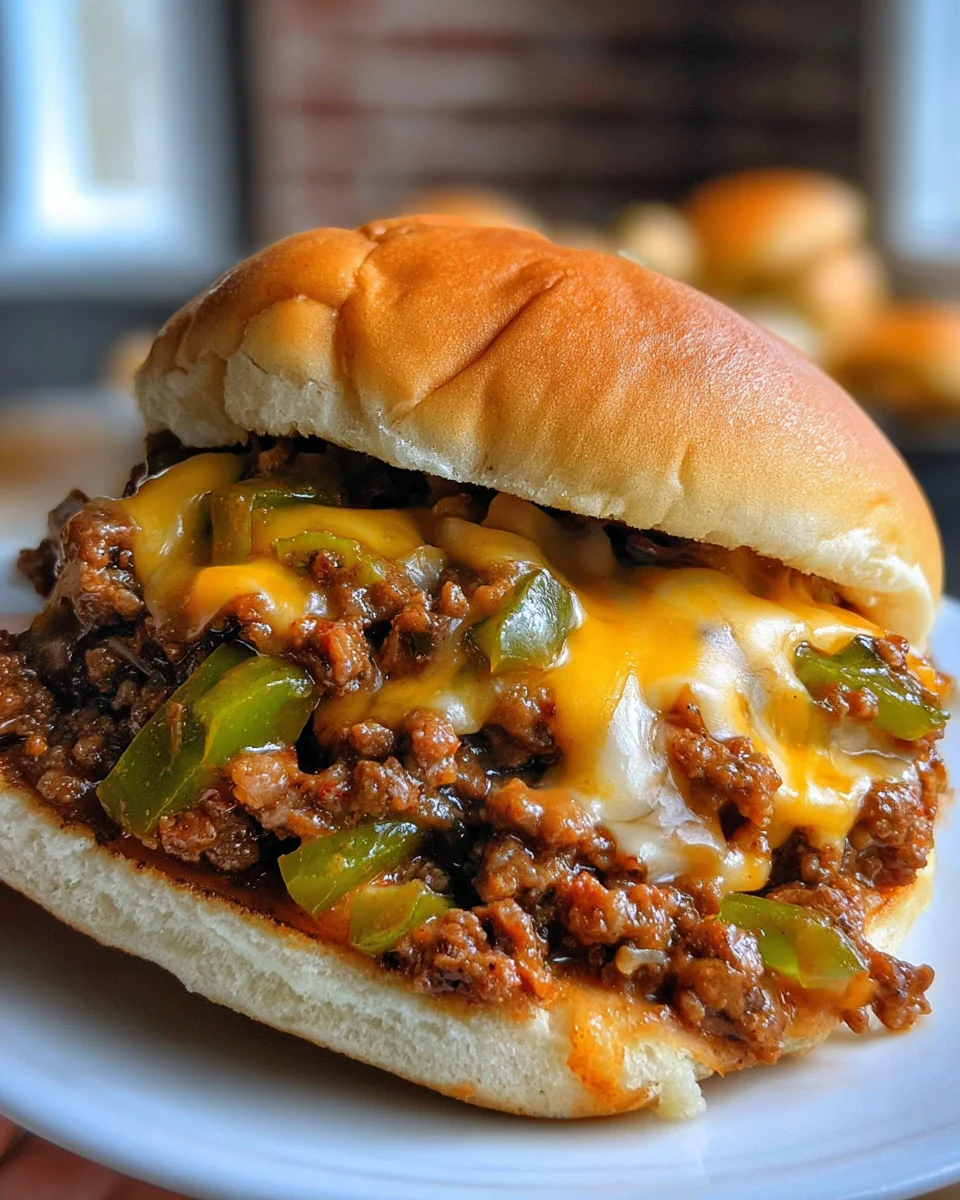 Philly Cheesesteak Sloppy Joes Recipe