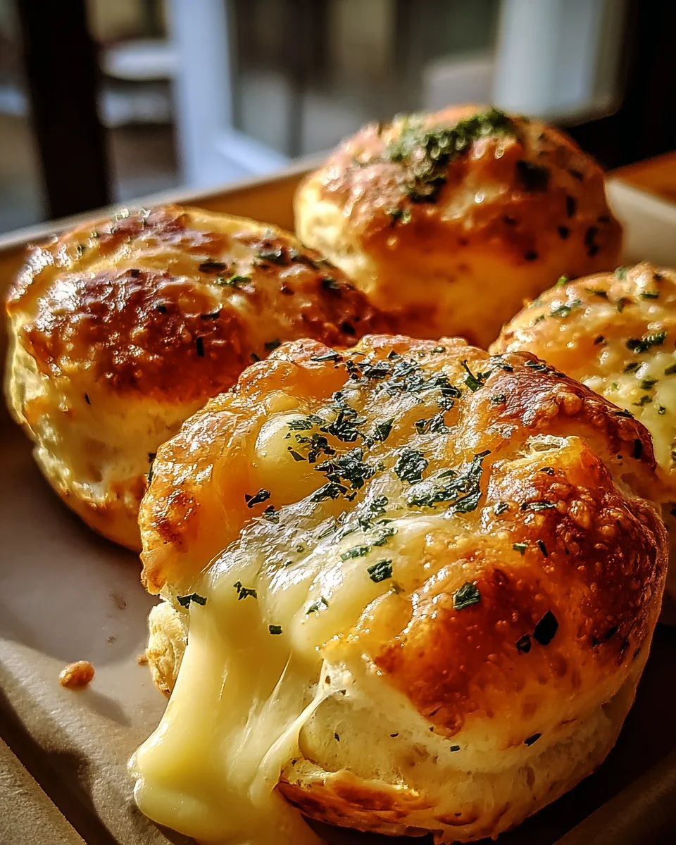 Pillsbury Biscuit Garlic Butter Cheese Bombs