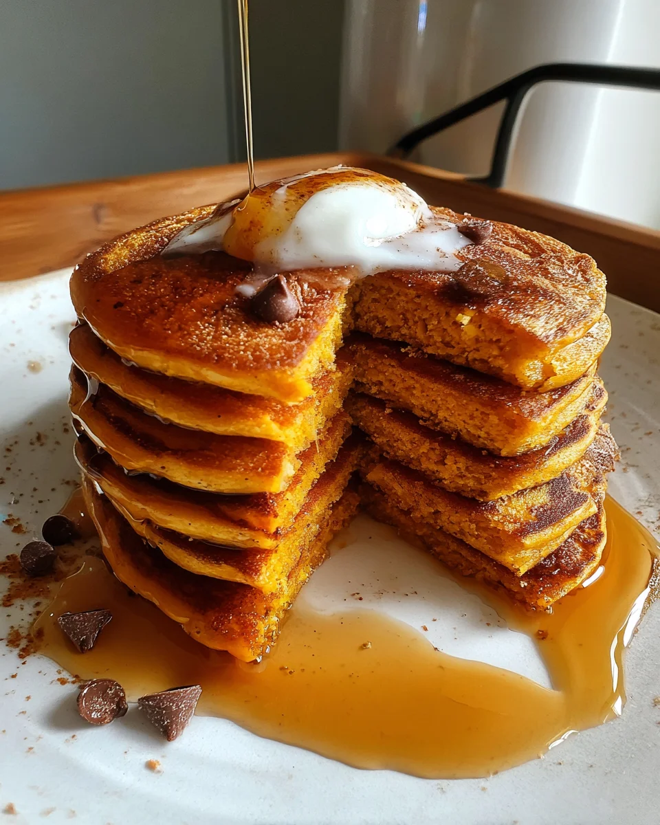 Pumpkin Cottage Cheese Pancakes 20 Pumpkin
