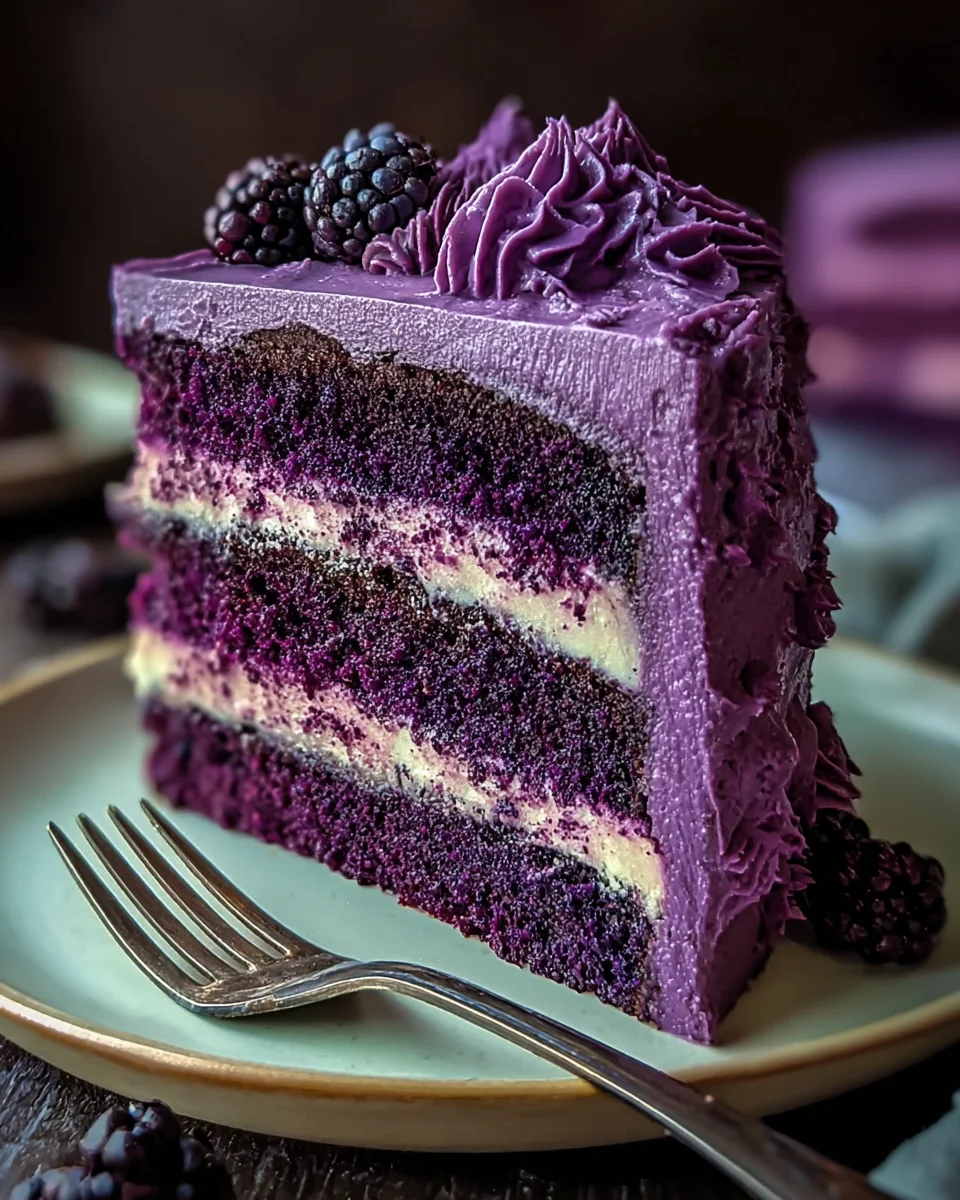 Purple Velvet Cake 26 Purple