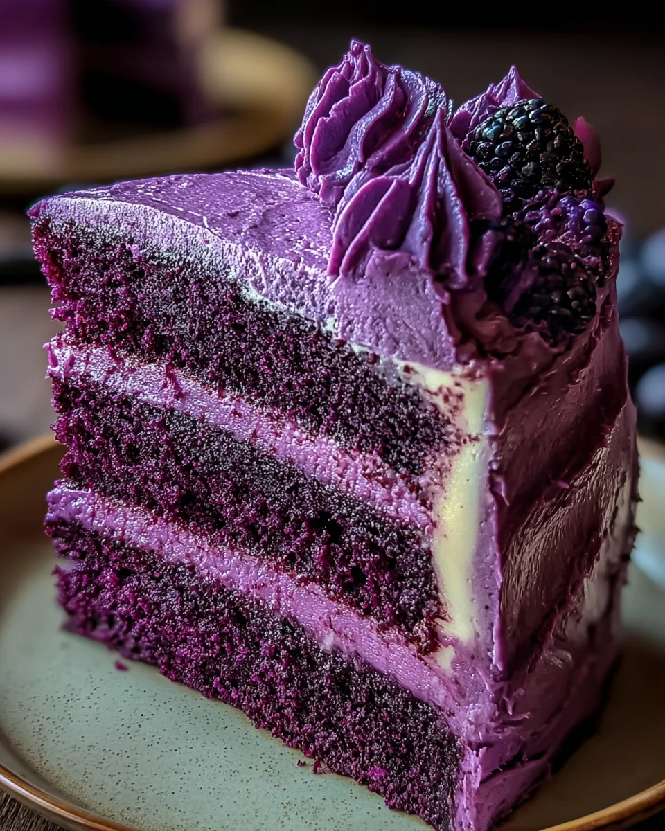 Purple Velvet Cake 27 Purple
