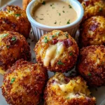 Reuben Balls with Spicy Thousand Island Dipping Sauce