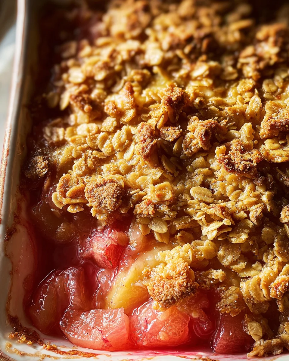 Rhubarb Crisp