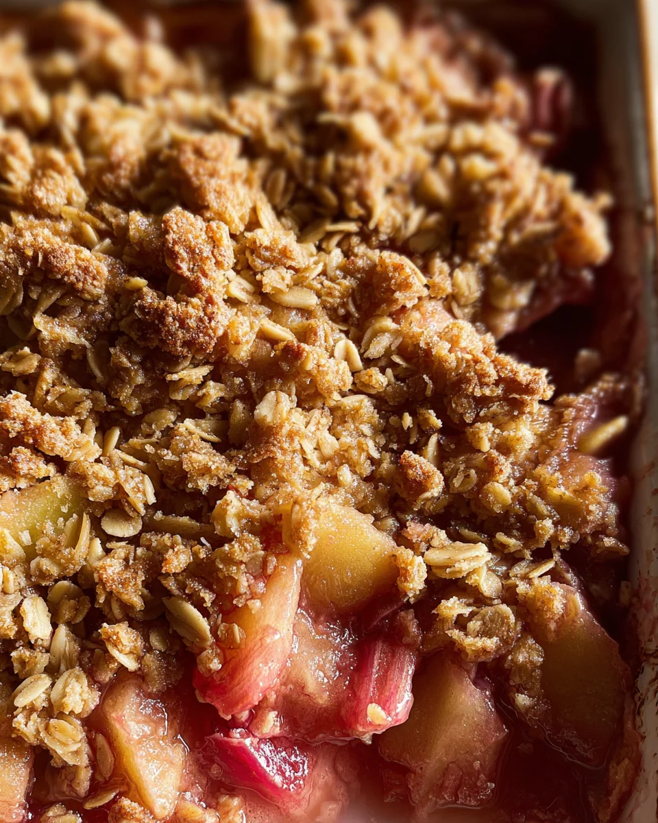 Rhubarb Crisp 16 Rhubarb