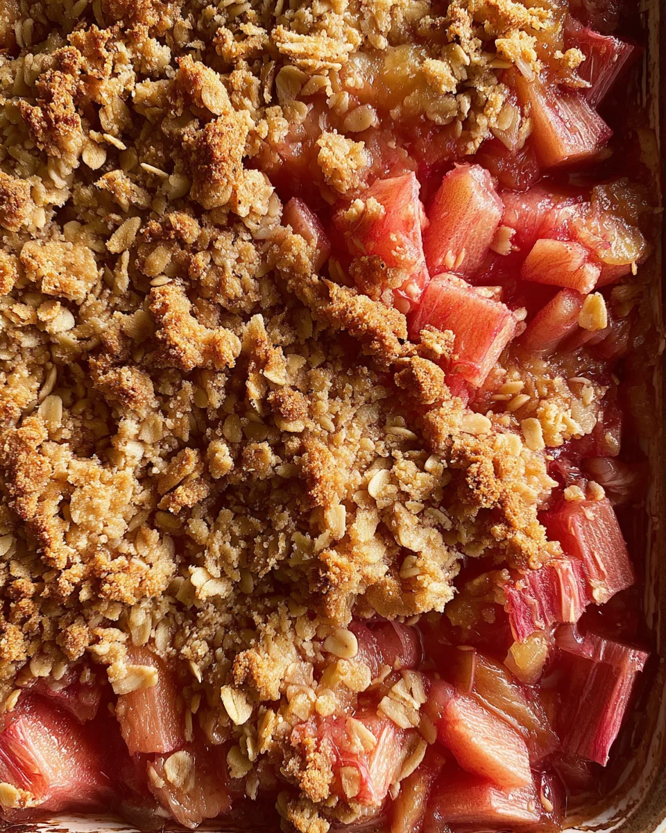 Rhubarb Crisp 17 Rhubarb