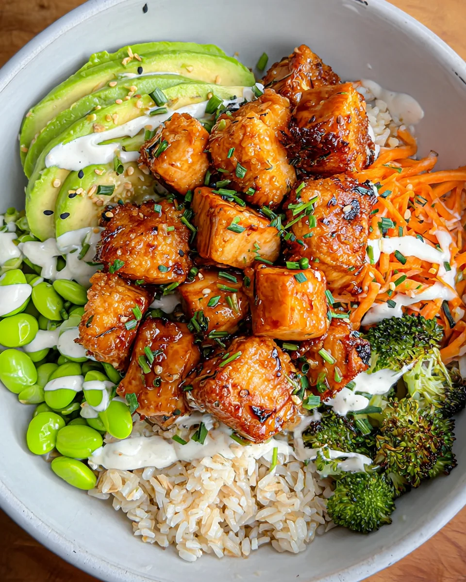 Salmon Teriyaki Bowl