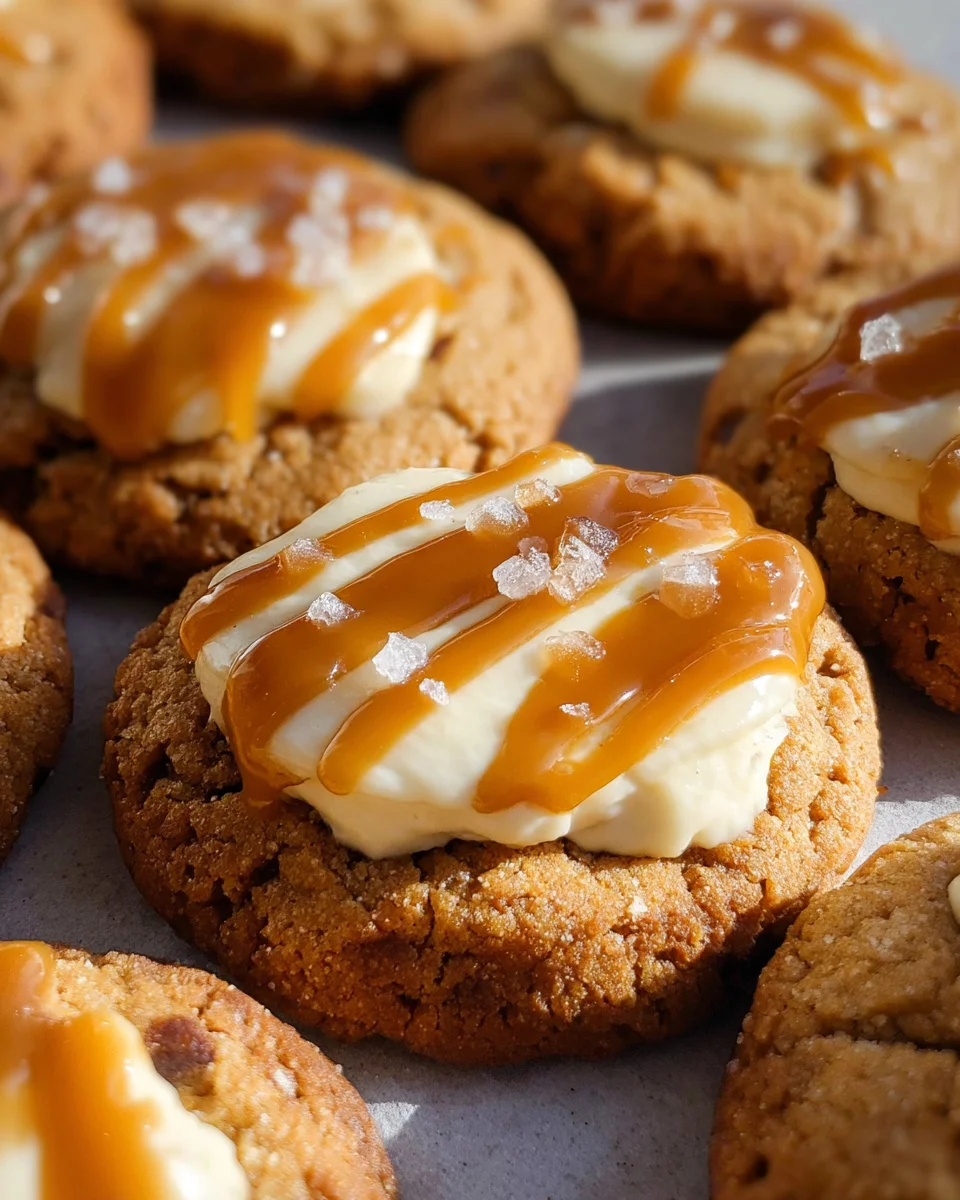 Salted Caramel Cheesecake Cookies Recipe