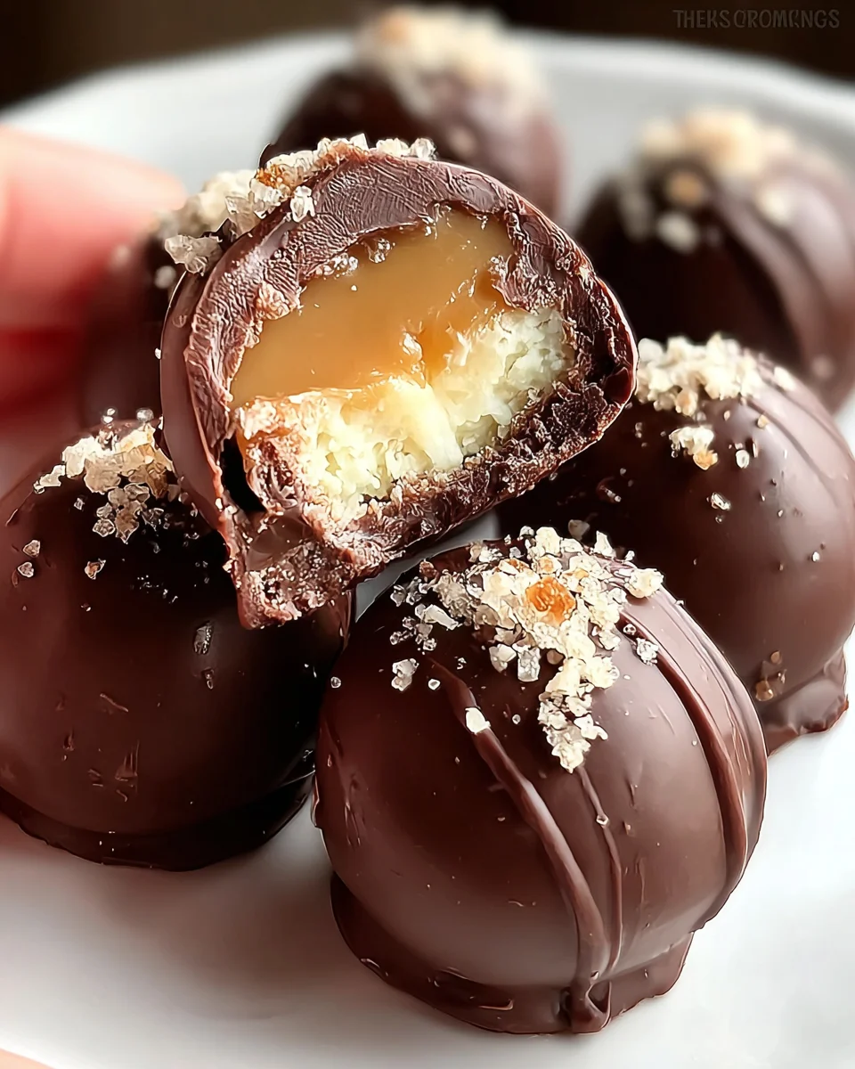 Salted Caramel Truffles 17 Salted