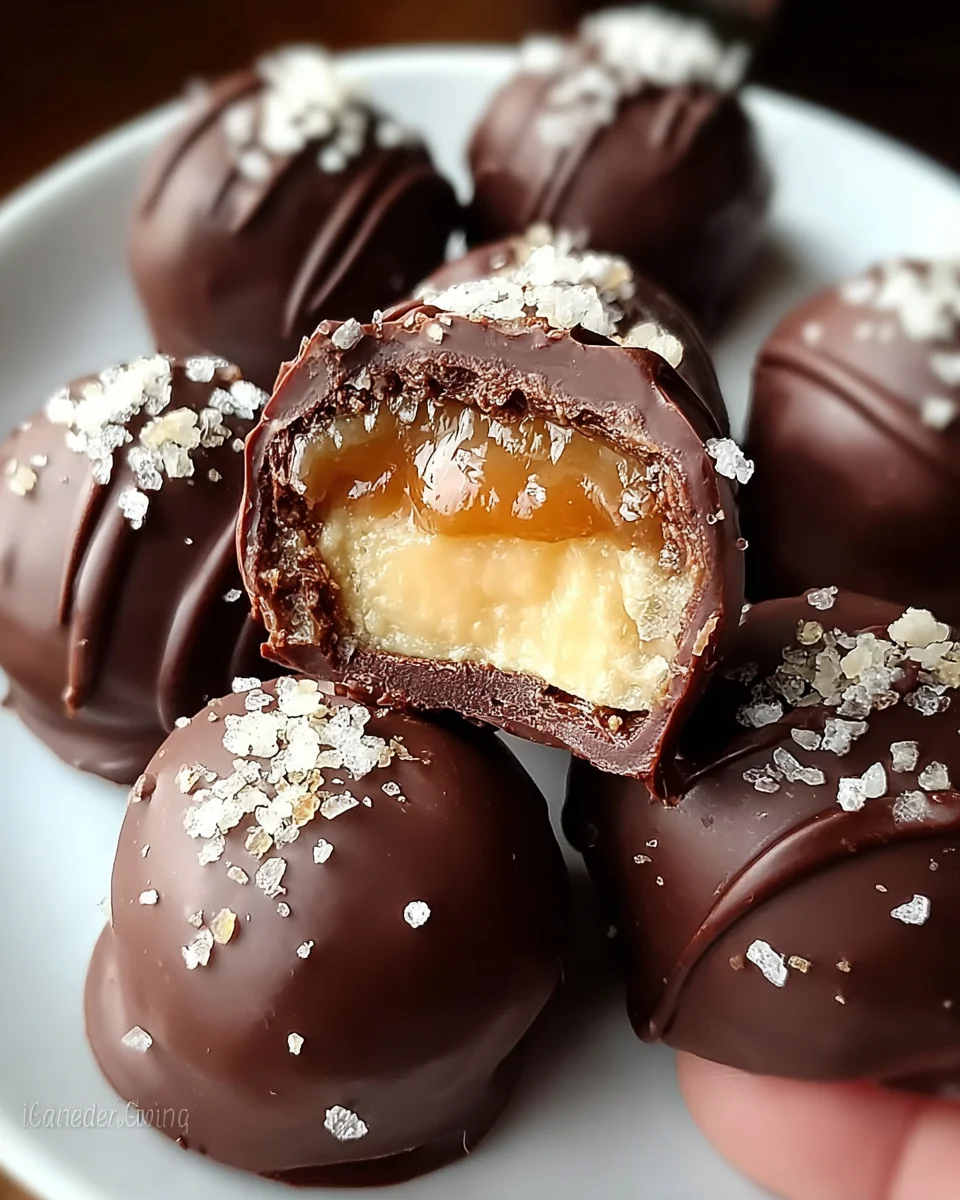 Salted Caramel Truffles 18 Salted
