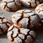 Soft and Spiced Gingerbread Crinkle Cookies