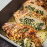 Spinach Stuffed Chicken Fillets