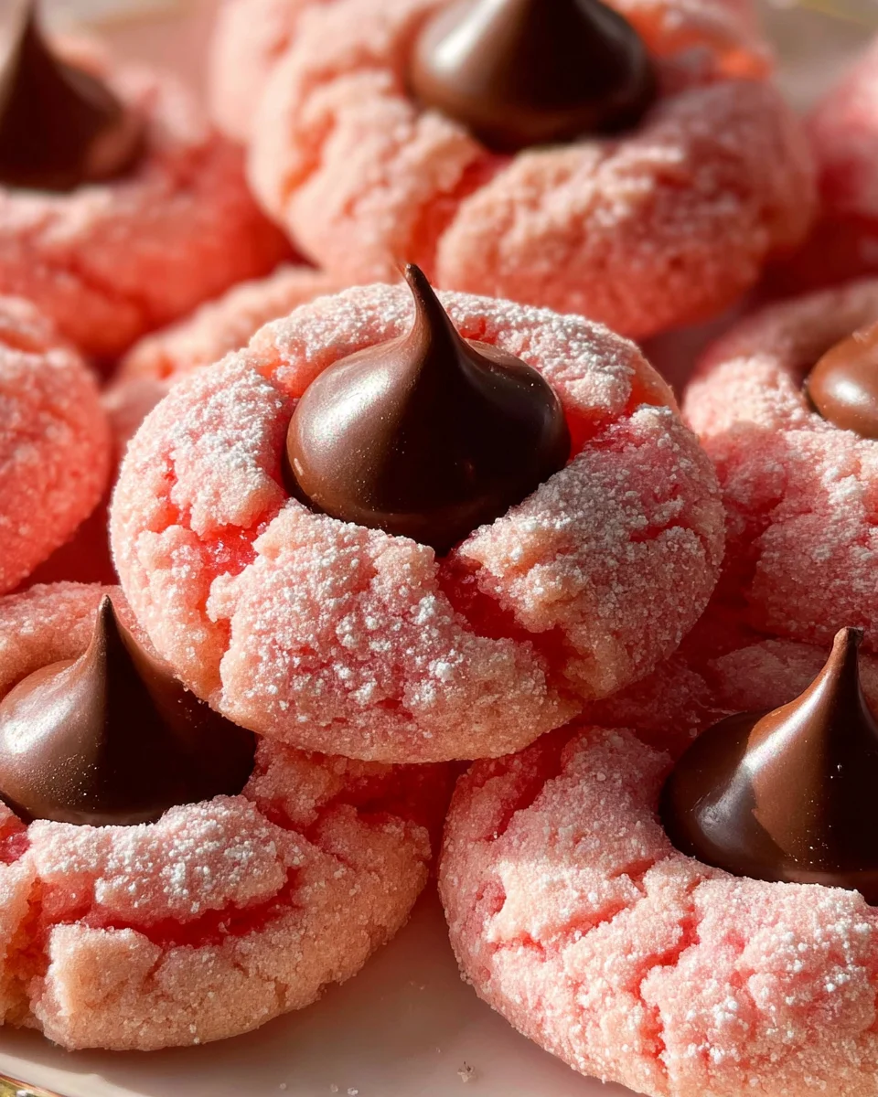 Strawberry Kiss Cookies Recipe