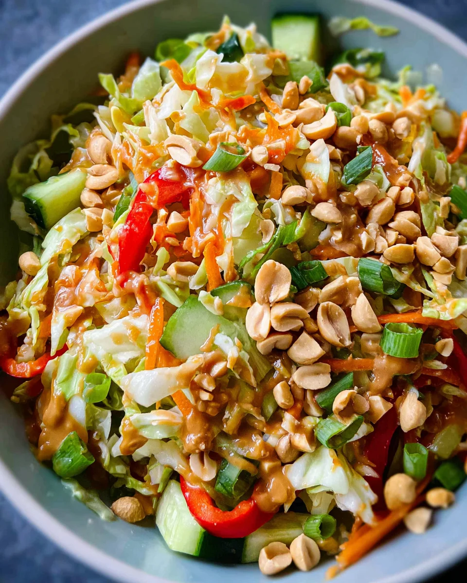 Thai Peanut Salad 21 Thai