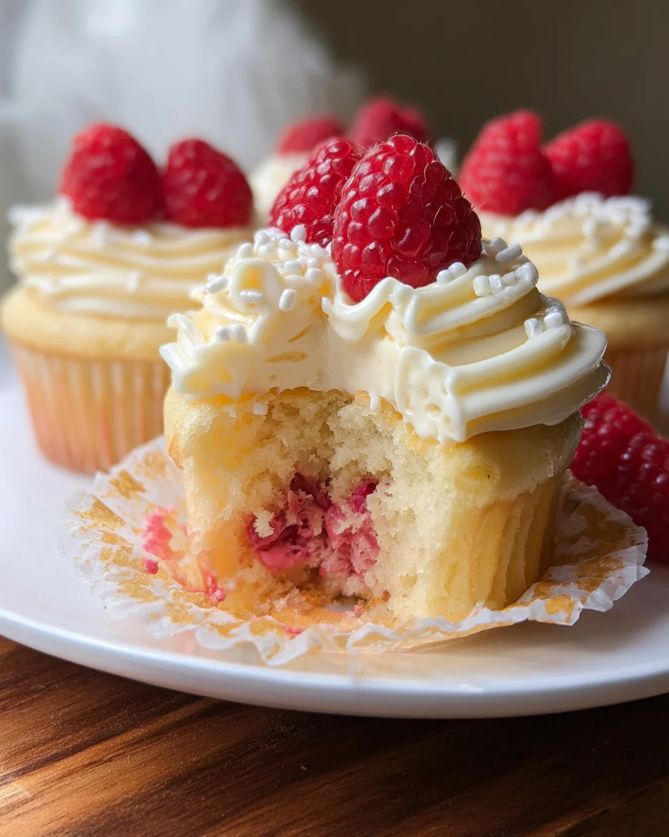 The Best White Chocolate Raspberry Cupcakes 24 The