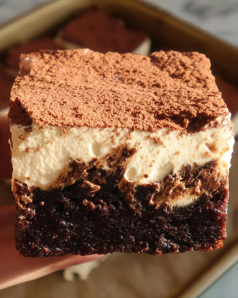 Tiramisu Brownies
