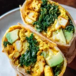 Tofu Scramble Wrap 28 Tofu Scramble Wrap