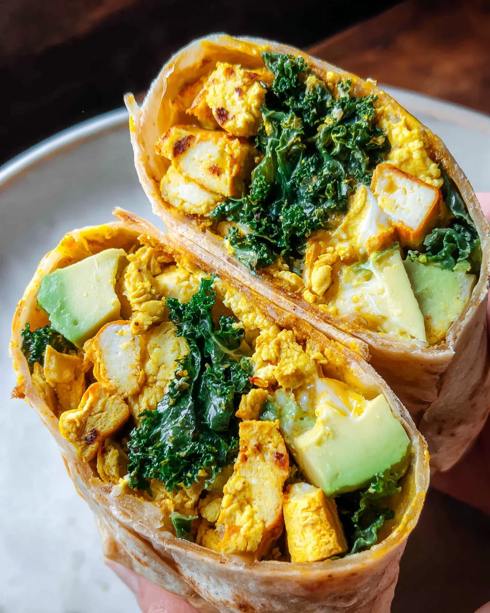 Tofu Scramble Wrap