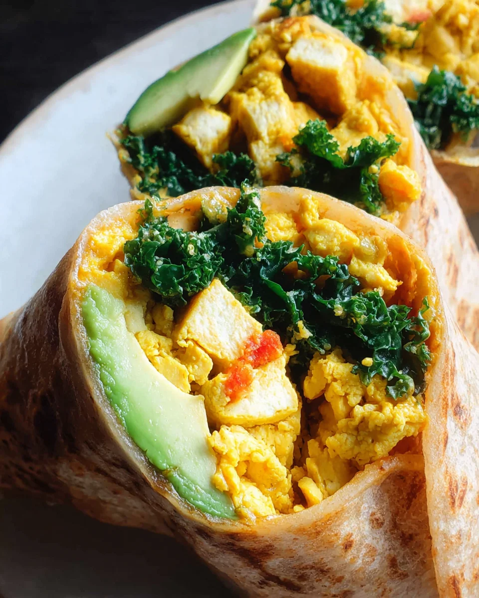 Tofu Scramble Wrap 26 Tofu