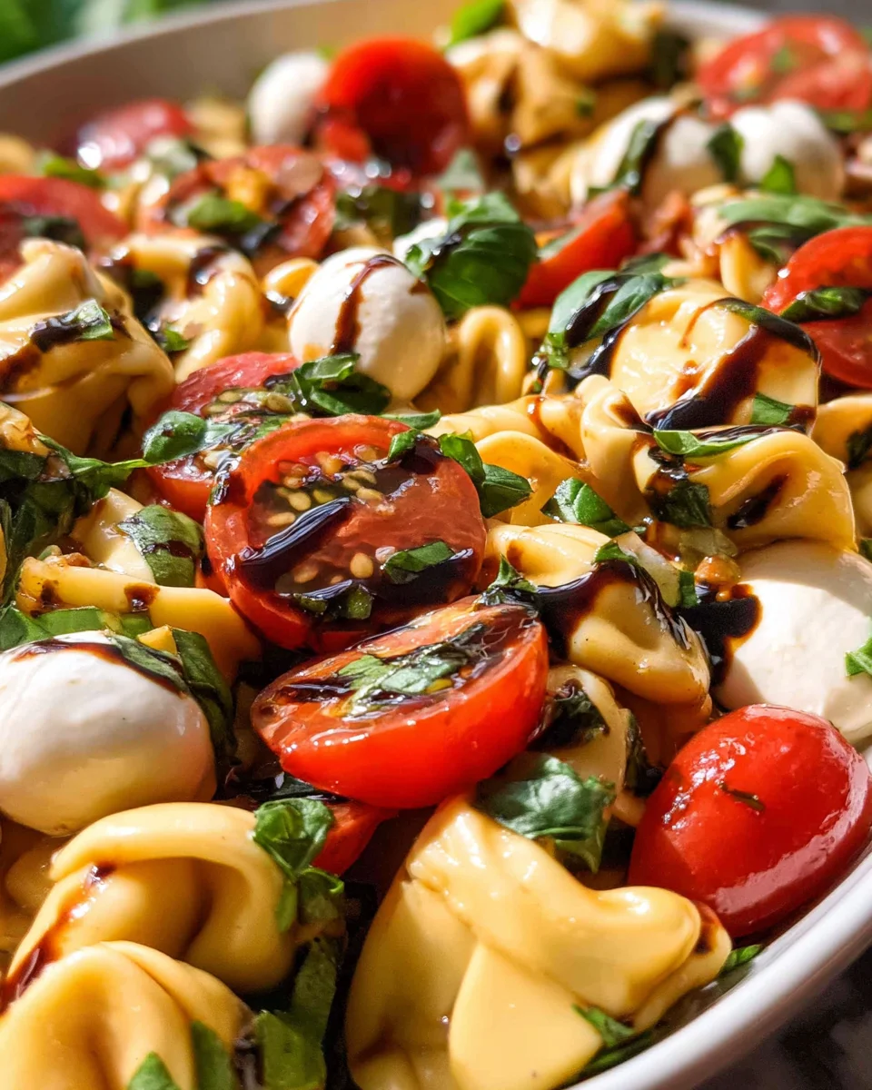 Tortellini Caprese Salad