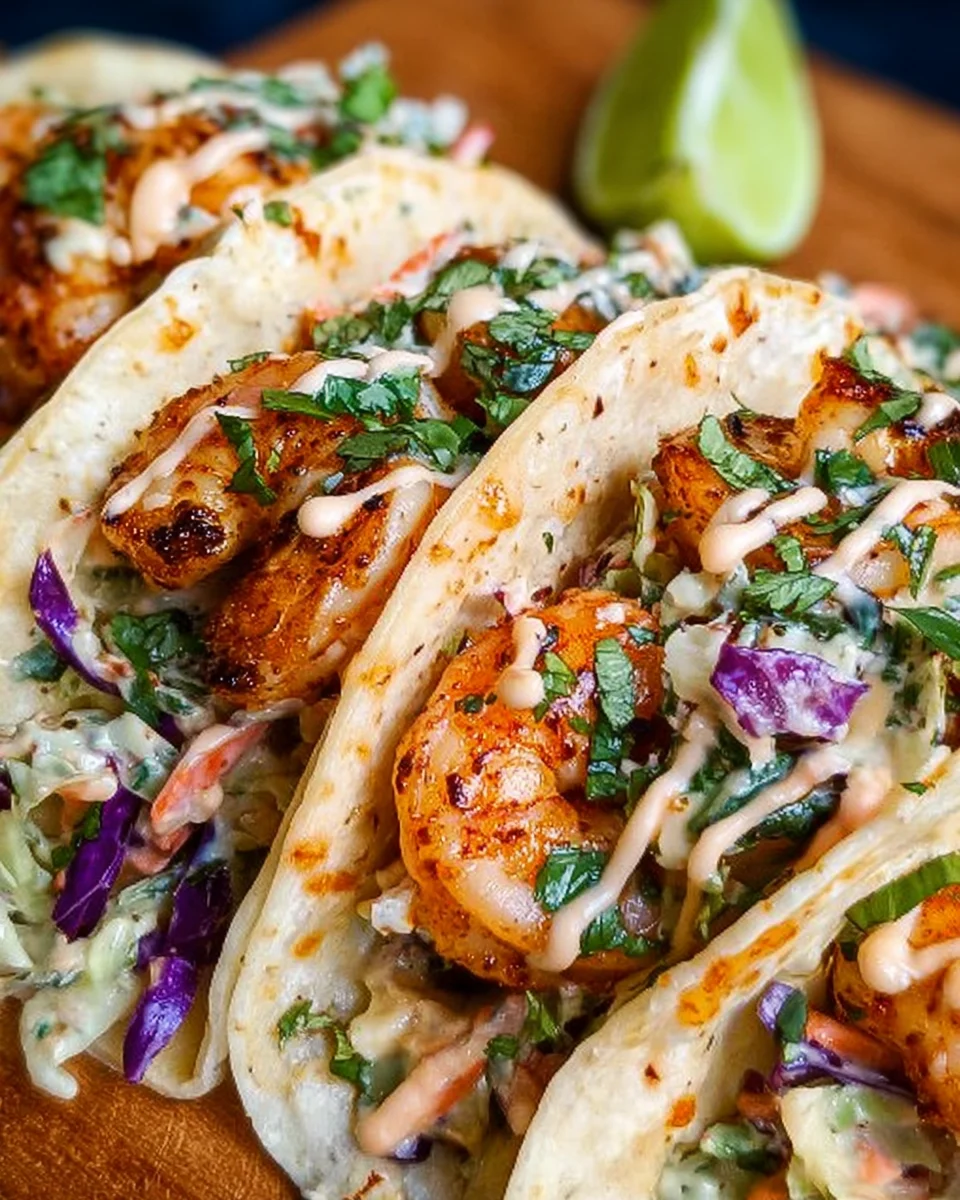 15 Minute Easy Shrimp Tacos Recipe