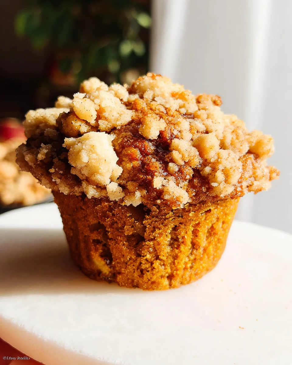 Apple Pumpkin Streusel Muffins Small Batch 30 Apple