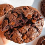 Bakery Style Double Chocolate Chip Cookies