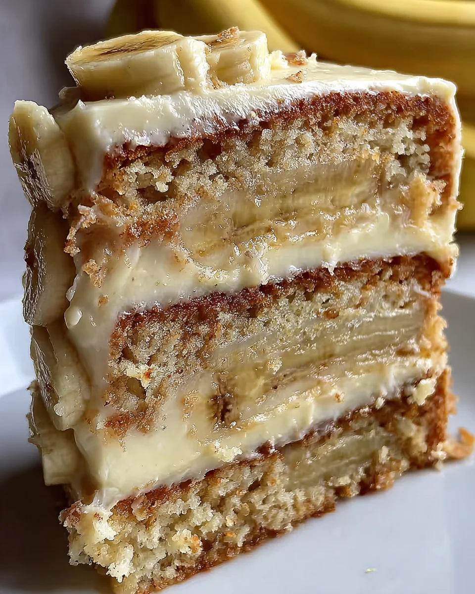 Banana Cake with Cream Cheese Frosting
