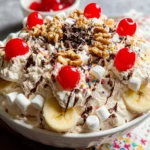Banana Split Fluff Salad 20 Banana Split Fluff Salad