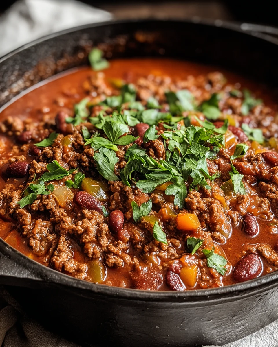 Best Ground Beef Stovetop Chili