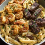 Blackened Steak and Shrimp Alfredo 21 Blackened Steak and Shrimp Alfredo
