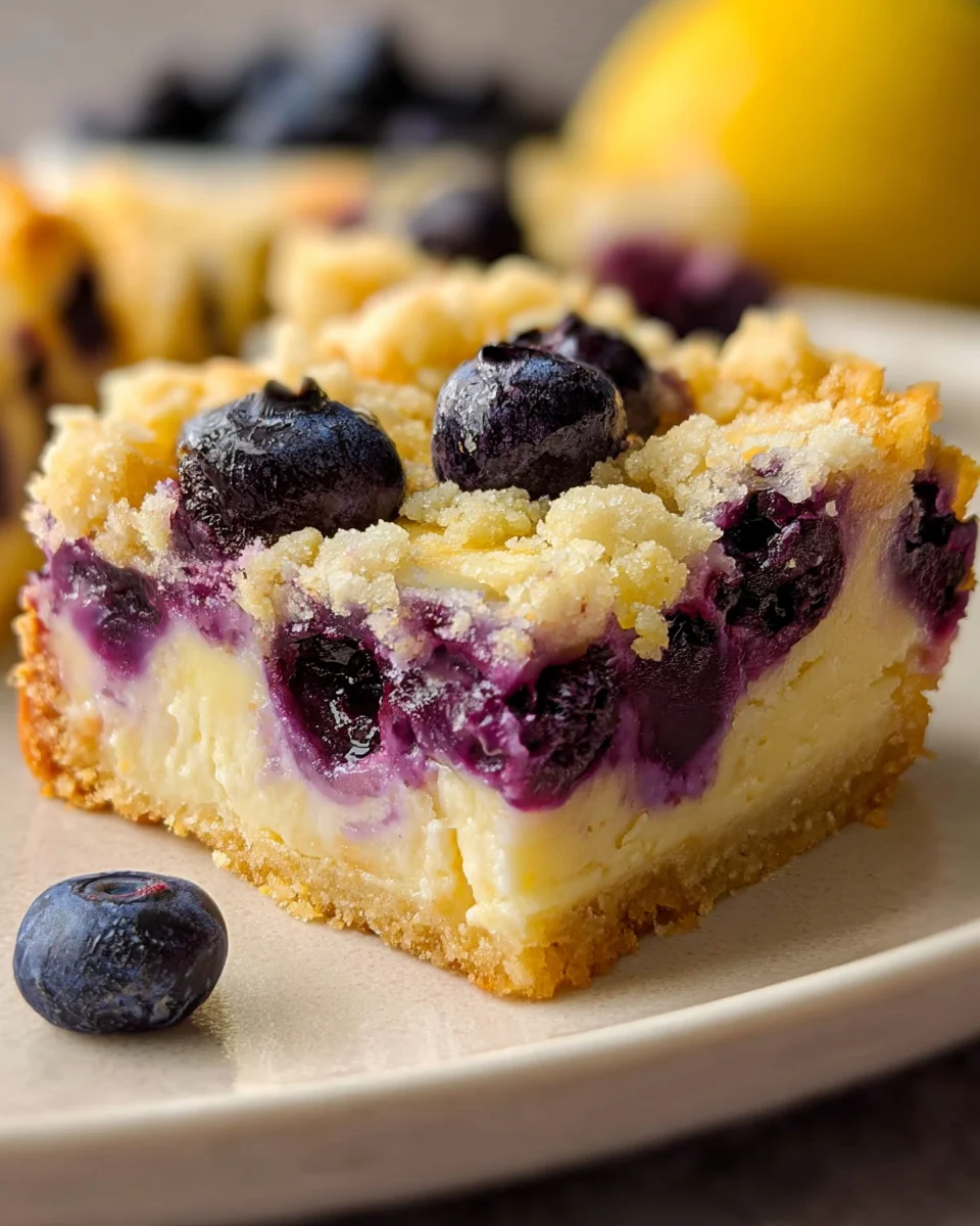 Blueberry Lemon Pie Bars