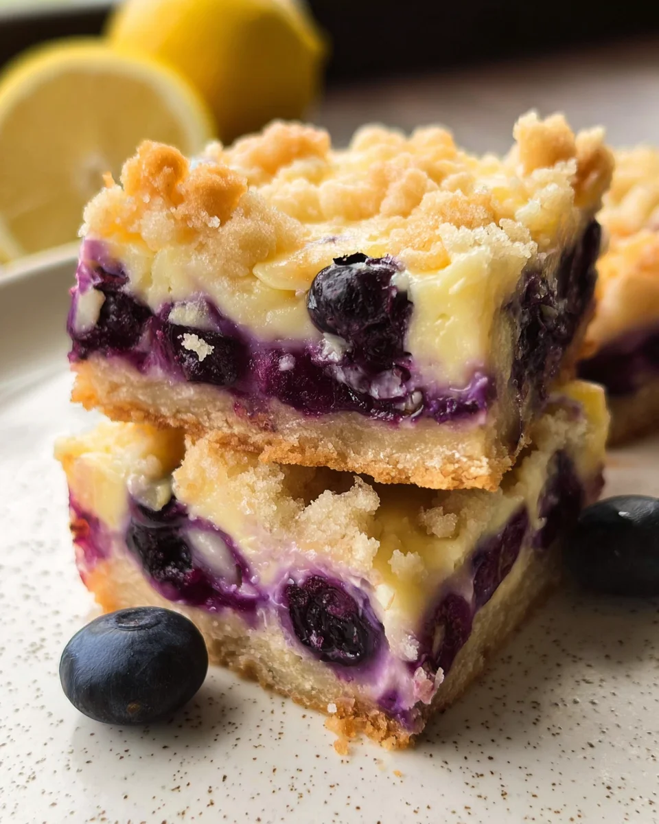Blueberry Lemon Pie Bars 26 Blueberry