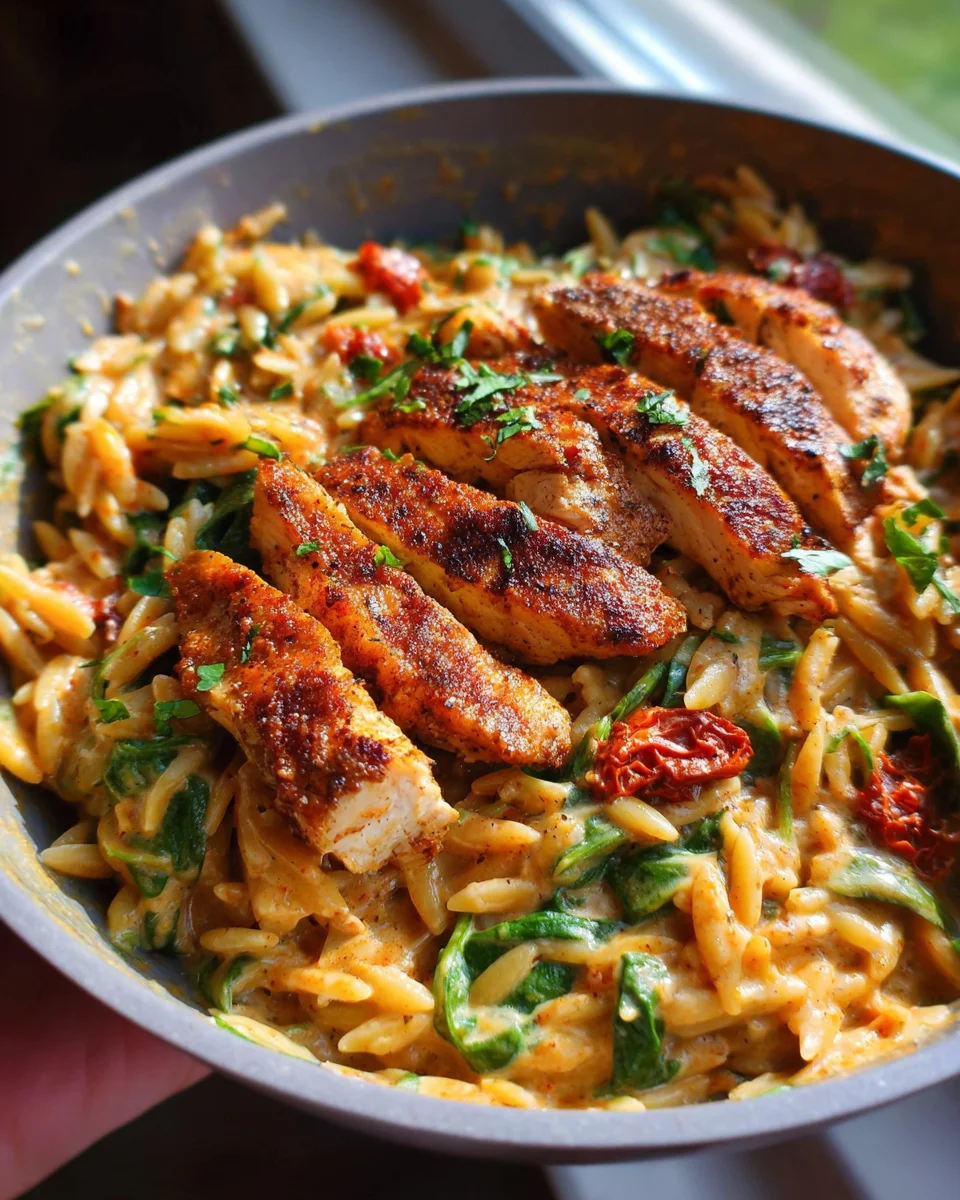 Cajun Chicken Orzo