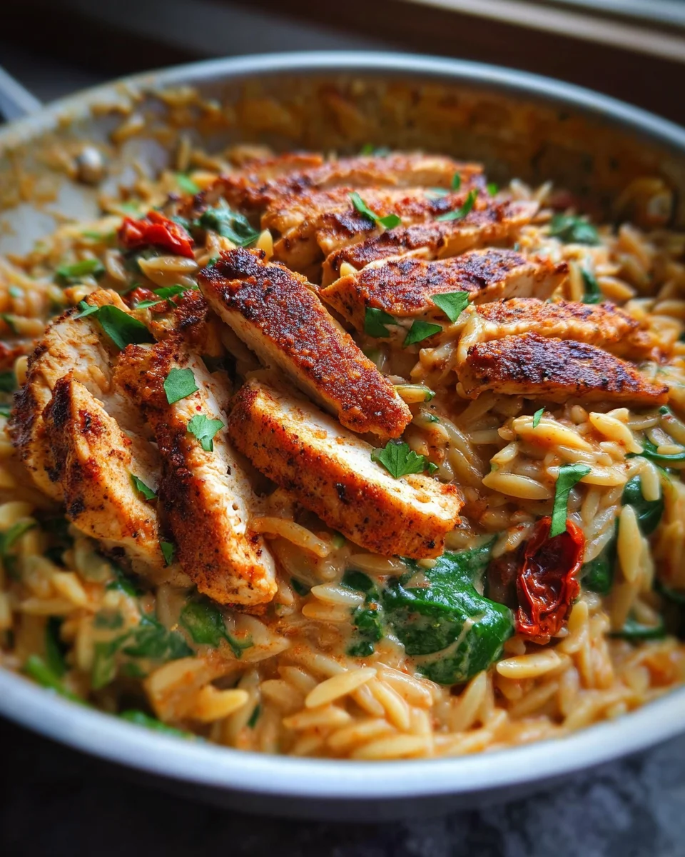 Cajun Chicken Orzo 18 Cajun