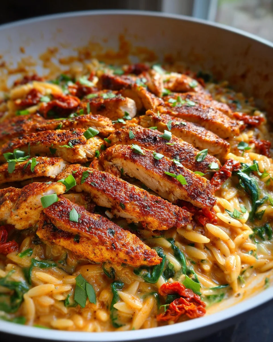 Cajun Chicken Orzo 19 Cajun