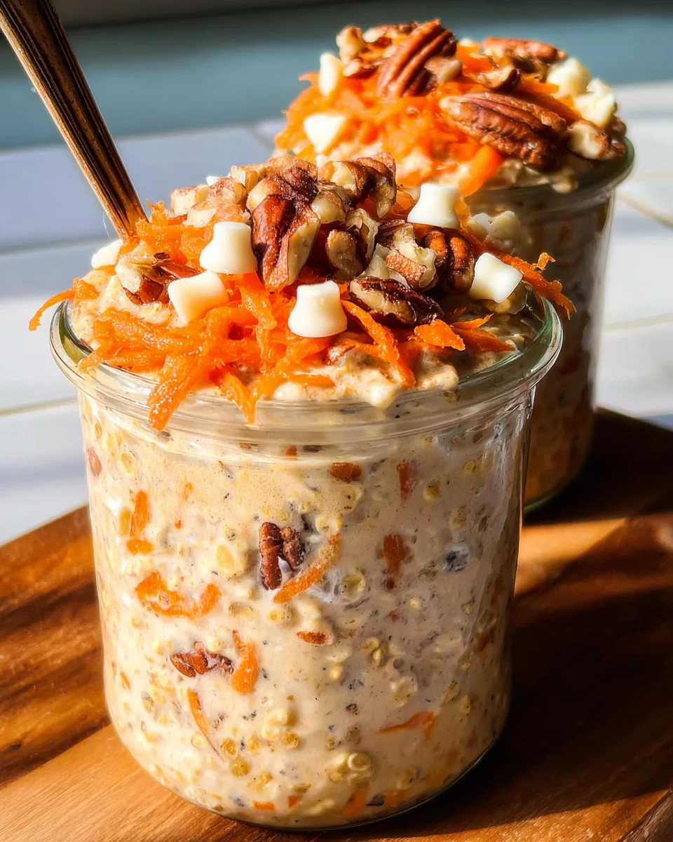 Carrot Cake Overnight Oats