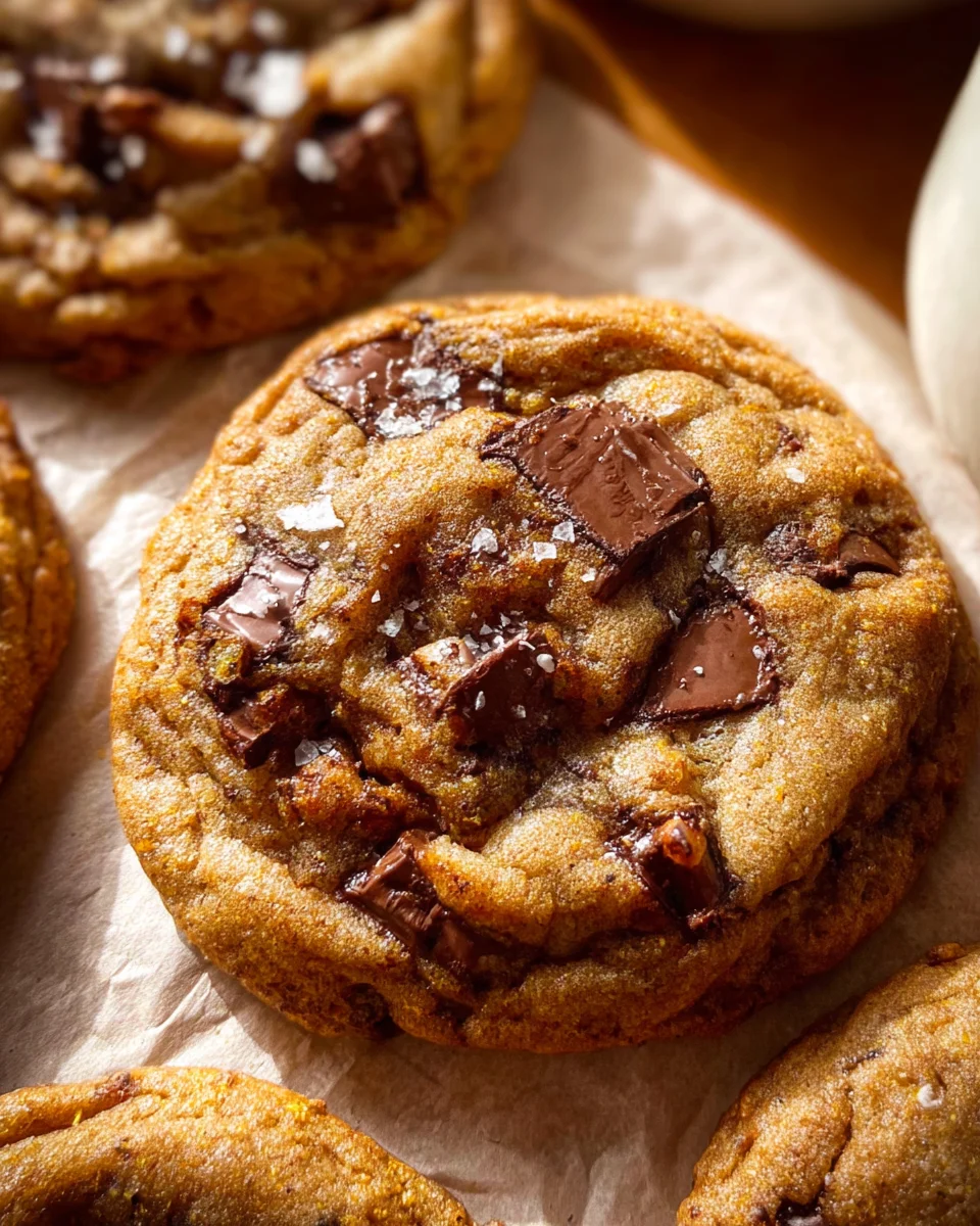 Chewy Pumpkin Chocolate Chip Cookies 25 Chewy