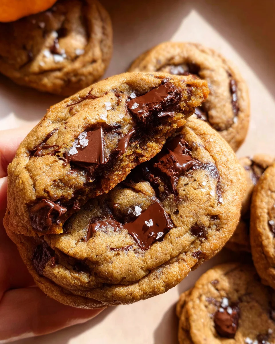 Chewy Pumpkin Chocolate Chip Cookies 26 Chewy