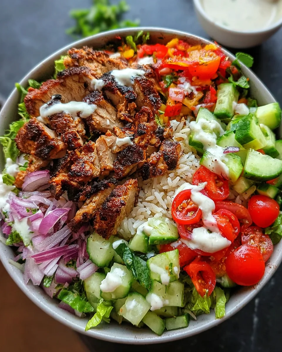 Chicken Shawarma Bowl Recipe