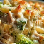Chicken and Broccoli Alfredo Bake