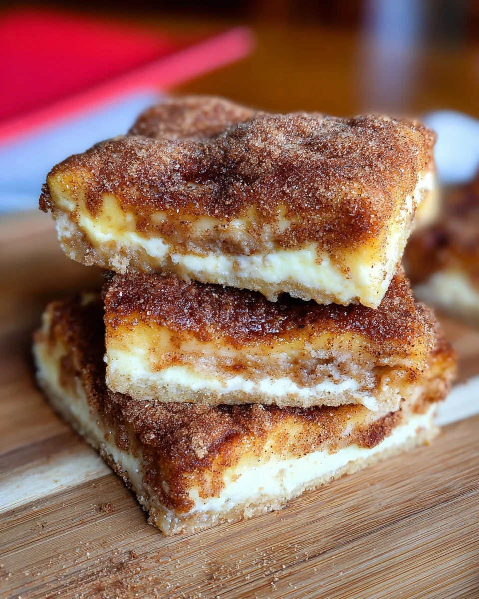 Churro Cheesecake Bars