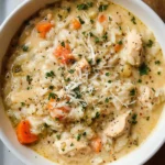 Creamy Chicken and Rice Soup 34 Creamy Chicken and Rice Soup