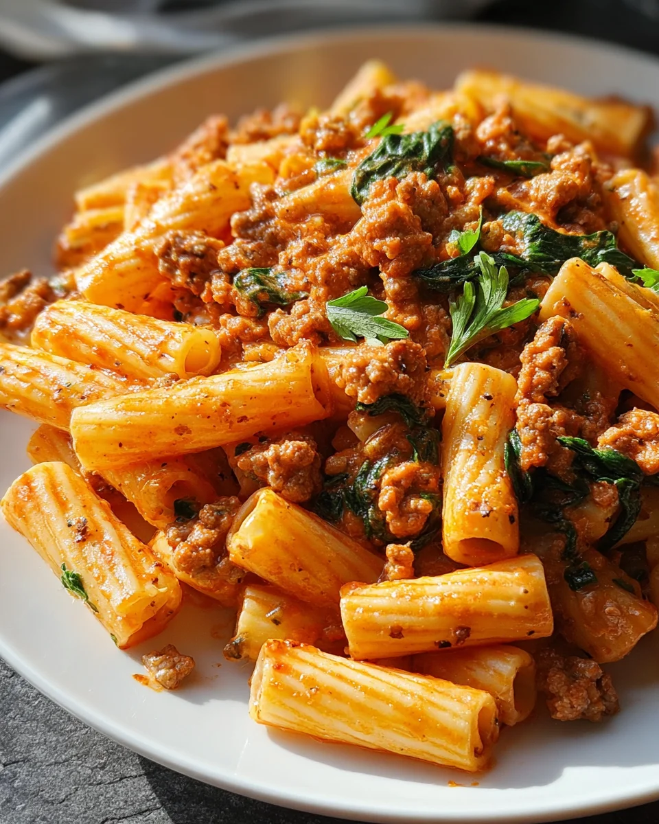 Creamy Sausage Rigatoni 22 Creamy