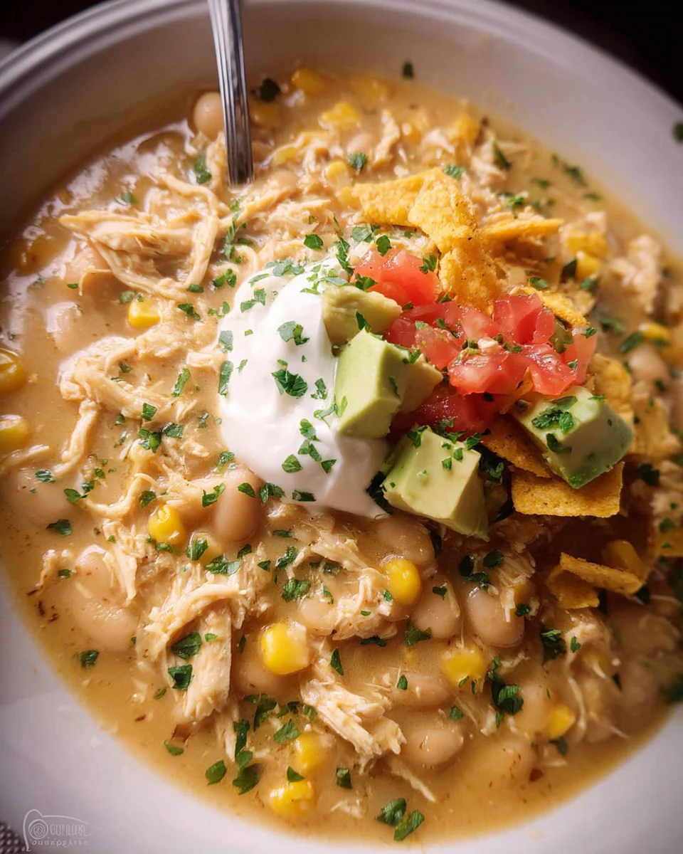 Crockpot White Chicken Chili