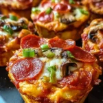 Deep Dish Pizza Cupcakes