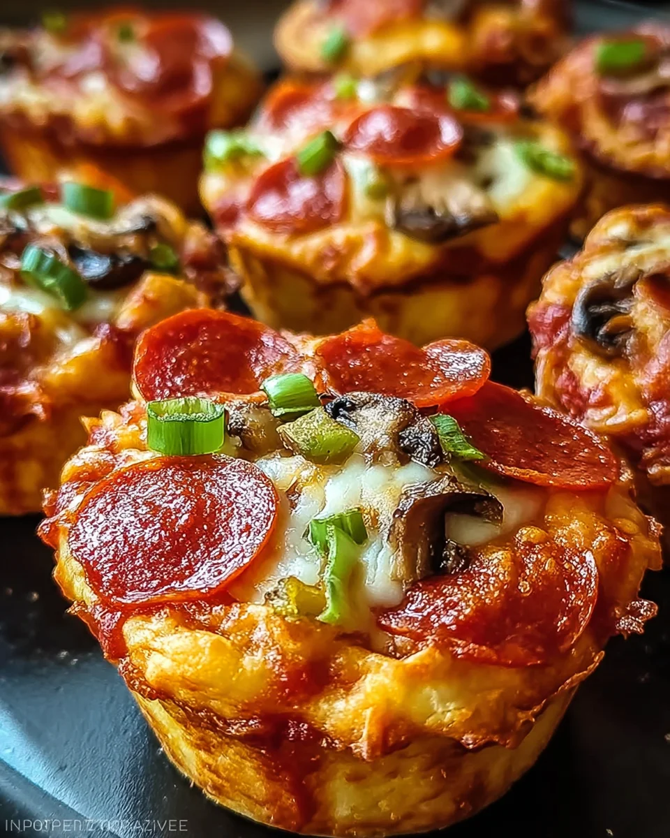 Deep Dish Pizza Cupcakes