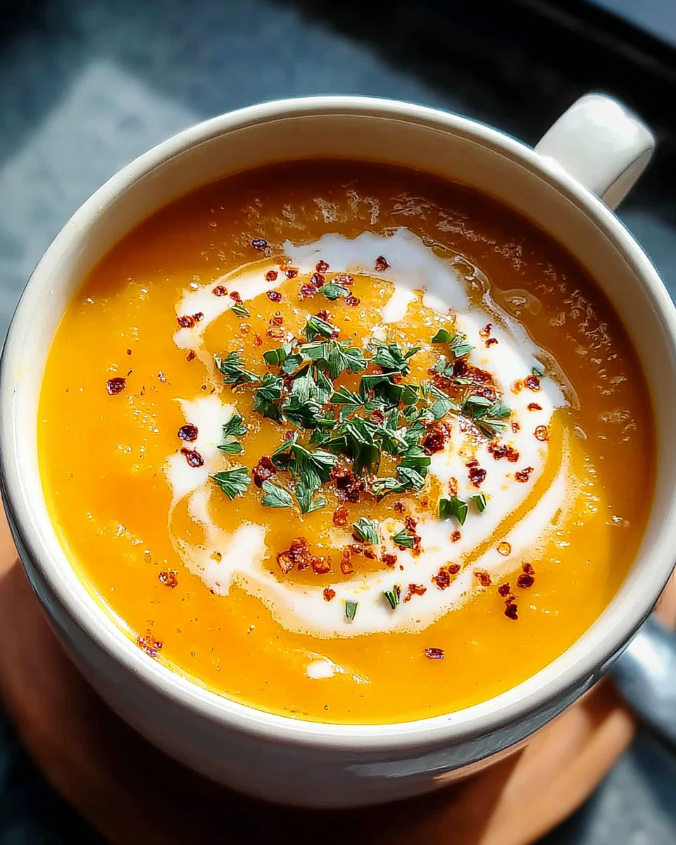 Easy Butternut Squash and Sweet Potato Soup 22 Easy