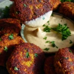 Easy Lentil Patties (with Lemon Tahini Dip) 28 Easy Lentil Patties (with Lemon Tahini Dip)